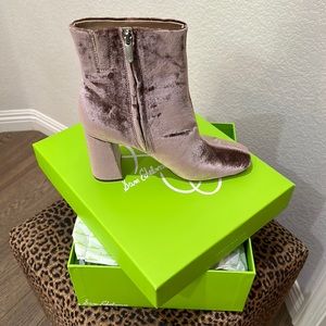 Sam Edelman velvet Mauve boots